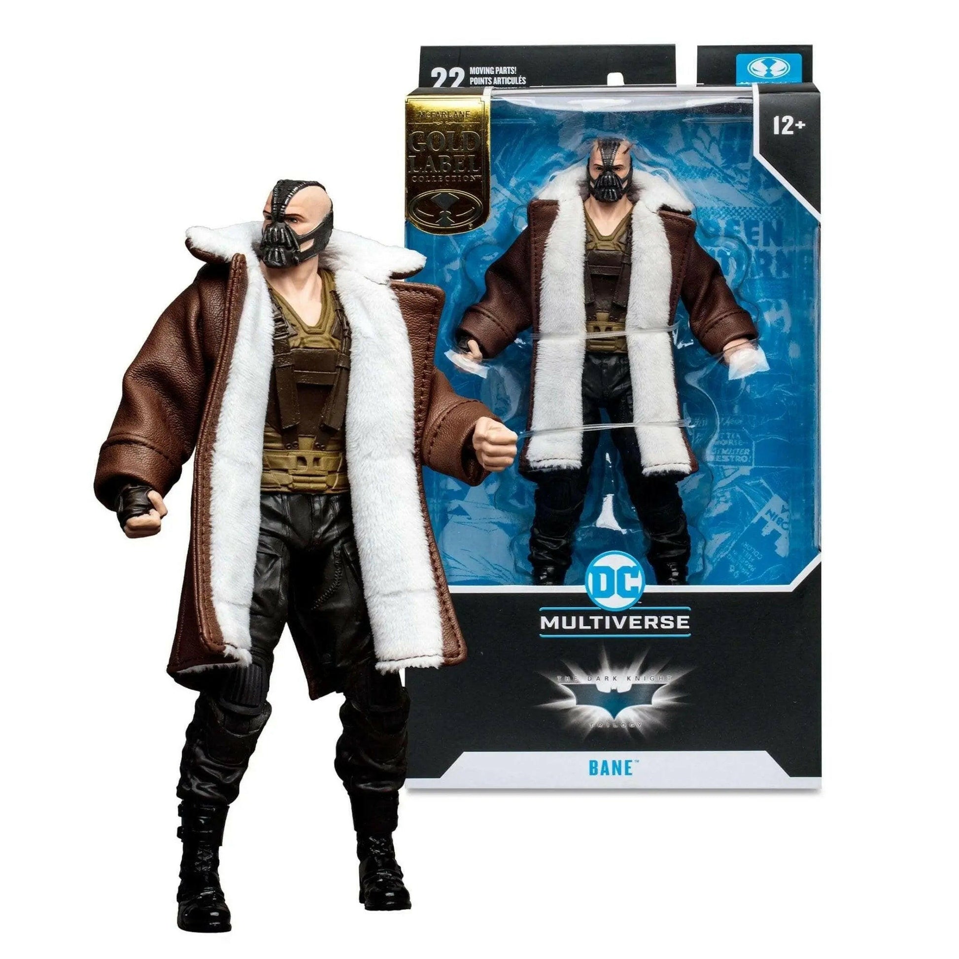 McFarlane DC Multiverse Actionfigur Bane (The Dark Knight Rises) (Trench Coat Variant) (Gold Label) 18cm - Toy-Storage