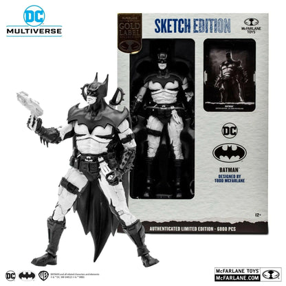 McFarlane DC Multiverse Actionfigur Batman by Todd McFarlane Sketch Edition (Gold Label) 18cm - Toy-Storage