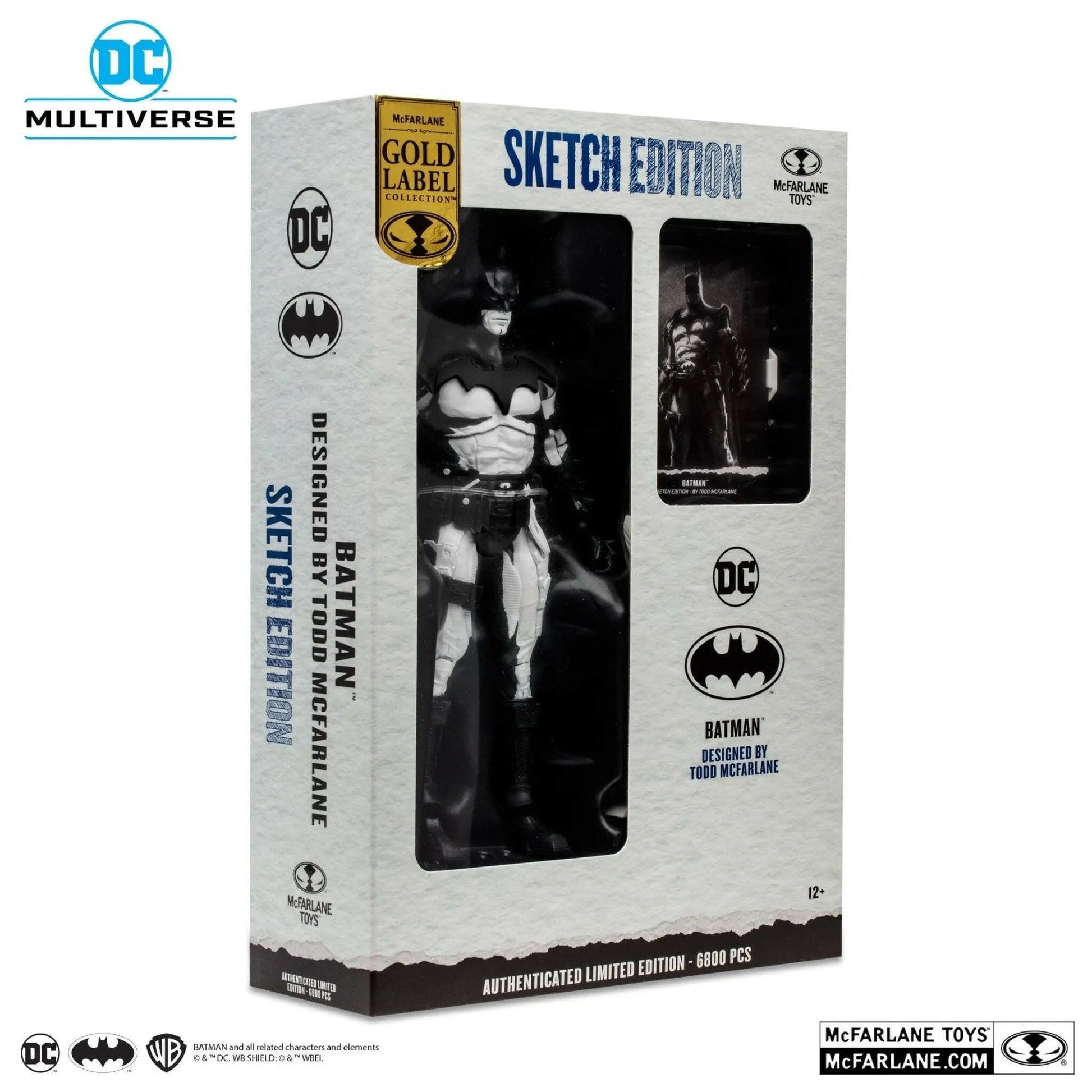 McFarlane DC Multiverse Actionfigur Batman by Todd McFarlane Sketch Edition (Gold Label) 18cm - Toy-Storage