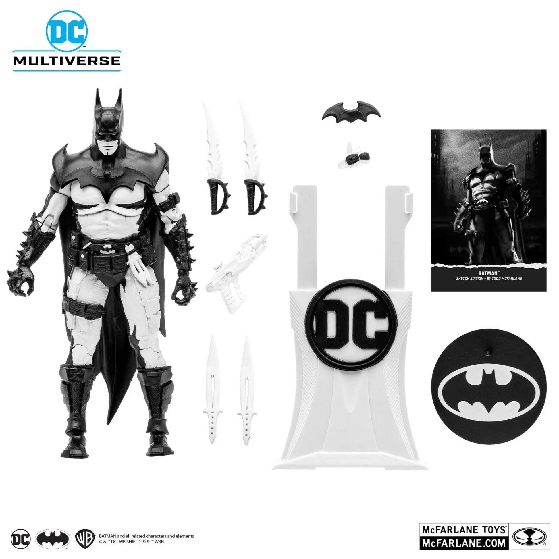 McFarlane DC Multiverse Actionfigur Batman by Todd McFarlane Sketch Edition (Gold Label) 18cm - Toy-Storage