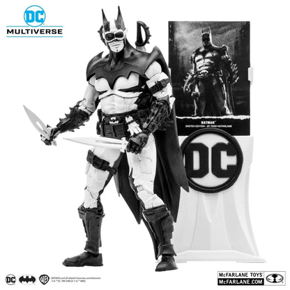 McFarlane DC Multiverse Actionfigur Batman by Todd McFarlane Sketch Edition (Gold Label) 18cm - Toy-Storage