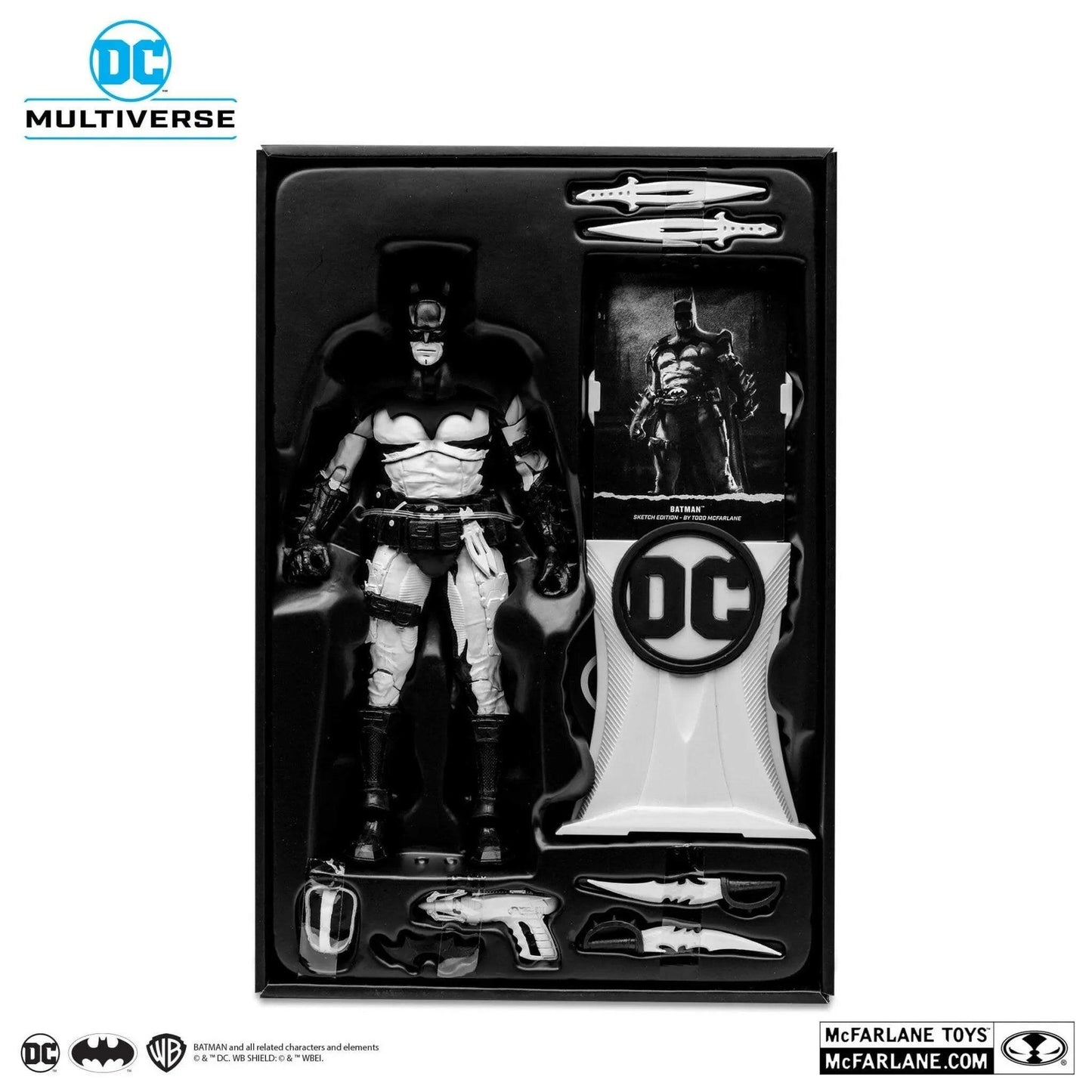 McFarlane DC Multiverse Actionfigur Batman by Todd McFarlane Sketch Edition (Gold Label) 18cm - Toy-Storage