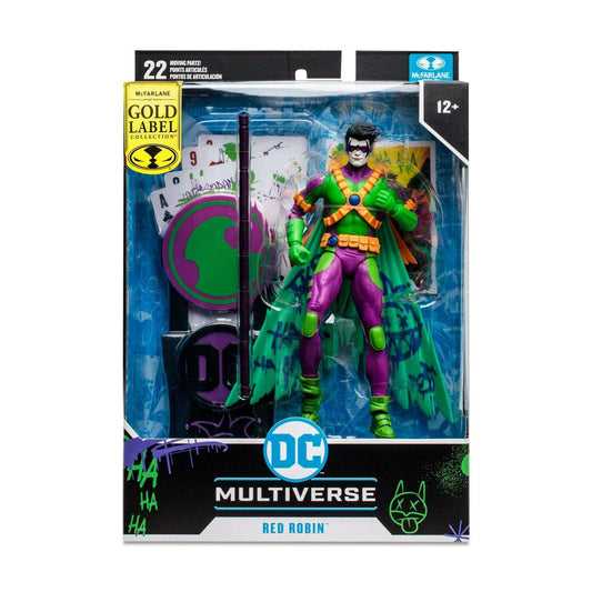 McFarlane DC Multiverse Actionfigur Jokerized Red Robin (New 52) (Gold Label) 18cm - Toy-Storage