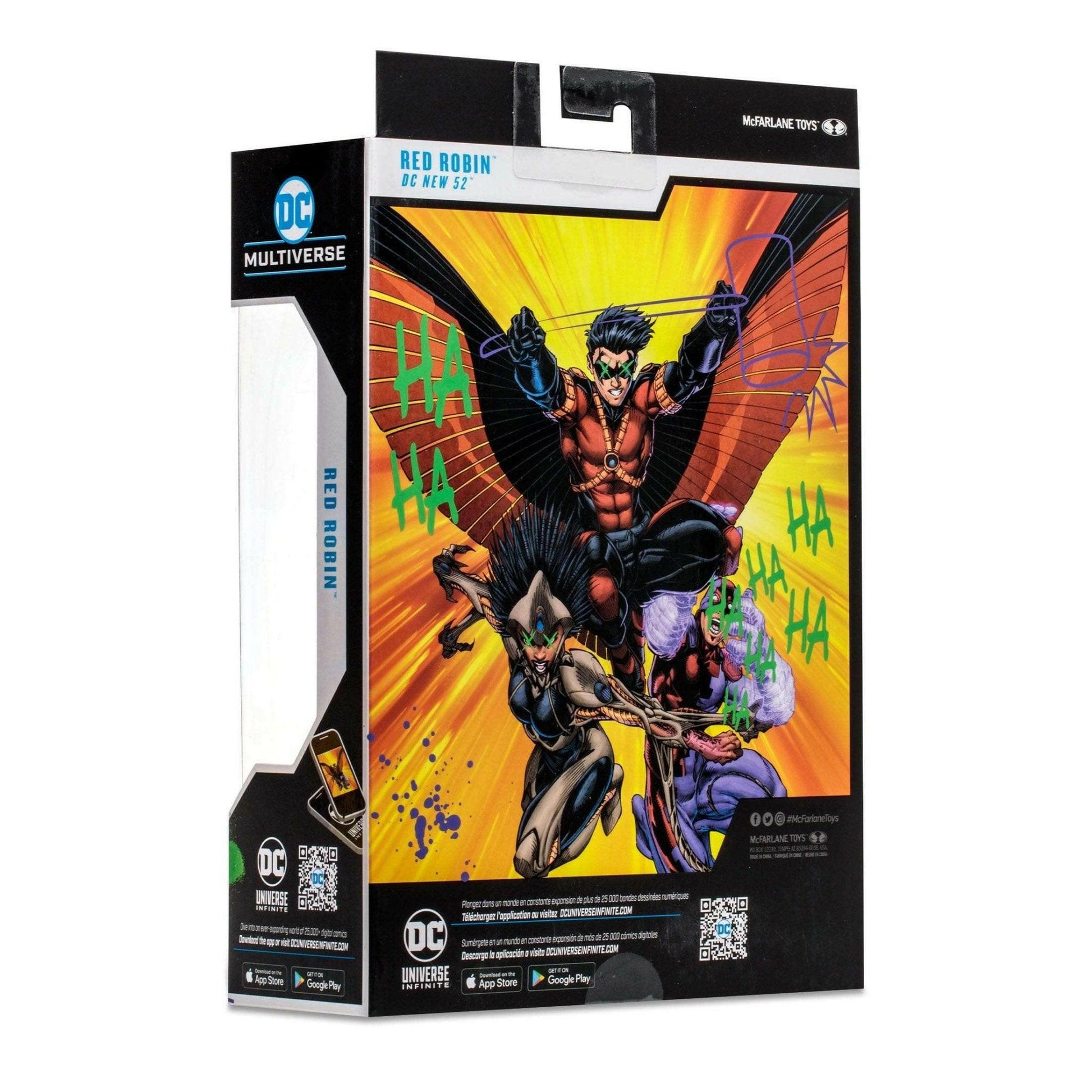 McFarlane DC Multiverse Actionfigur Jokerized Red Robin (New 52) (Gold Label) 18cm - Toy-Storage