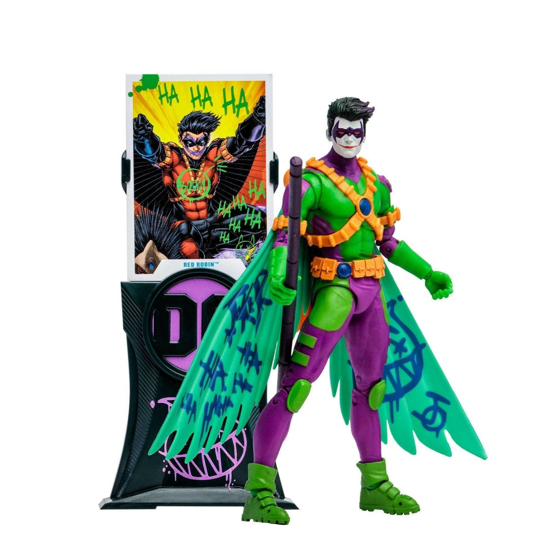 McFarlane DC Multiverse Actionfigur Jokerized Red Robin (New 52) (Gold Label) 18cm - Toy-Storage