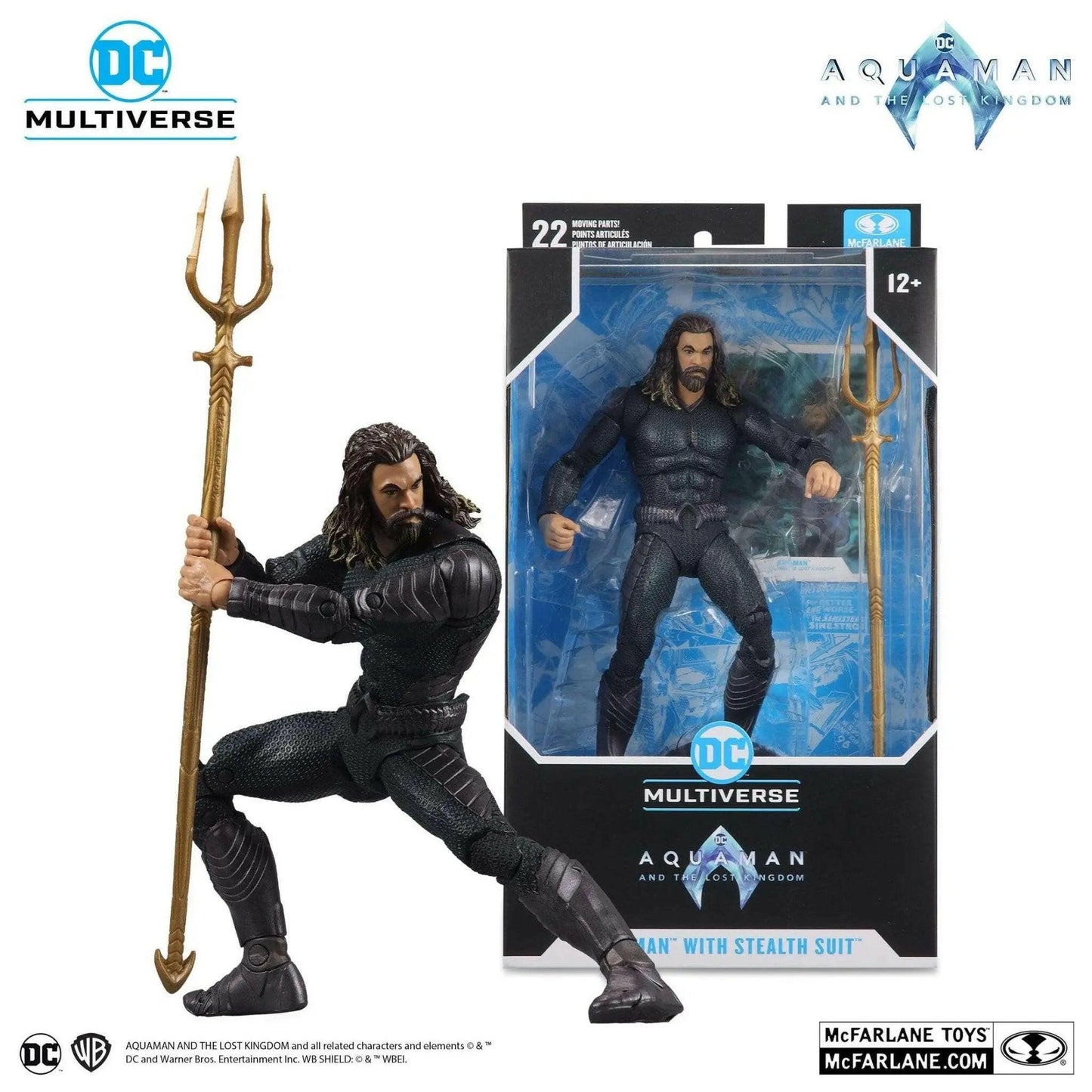 McFarlane DC Multiverse Aquaman and the Lost Kingdom Actionfigur Aquaman with Stealth Suit 18cm - Toy-Storage