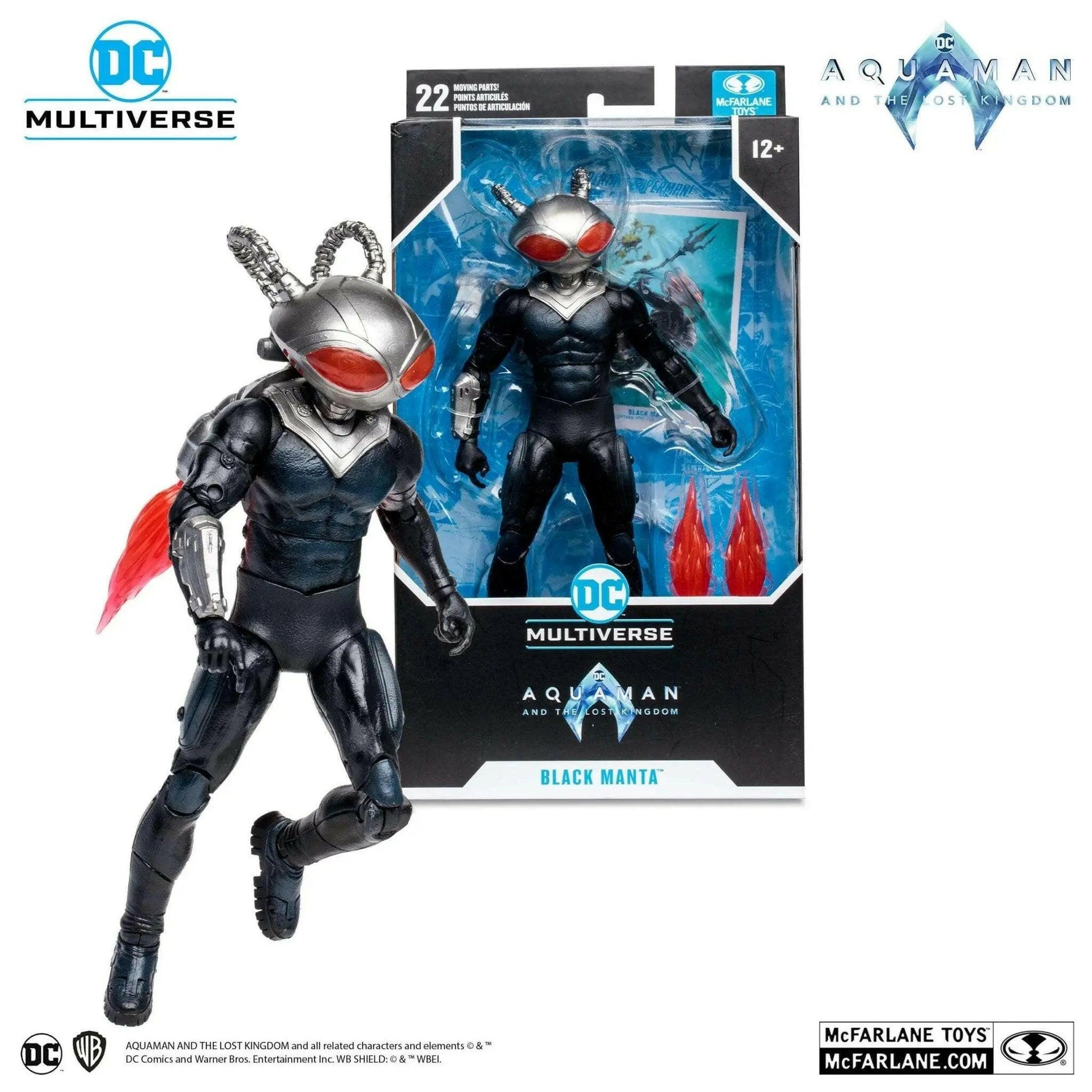 McFarlane DC Multiverse Aquaman and the Lost Kingdom Actionfigur Black Manta 18cm - Toy-Storage