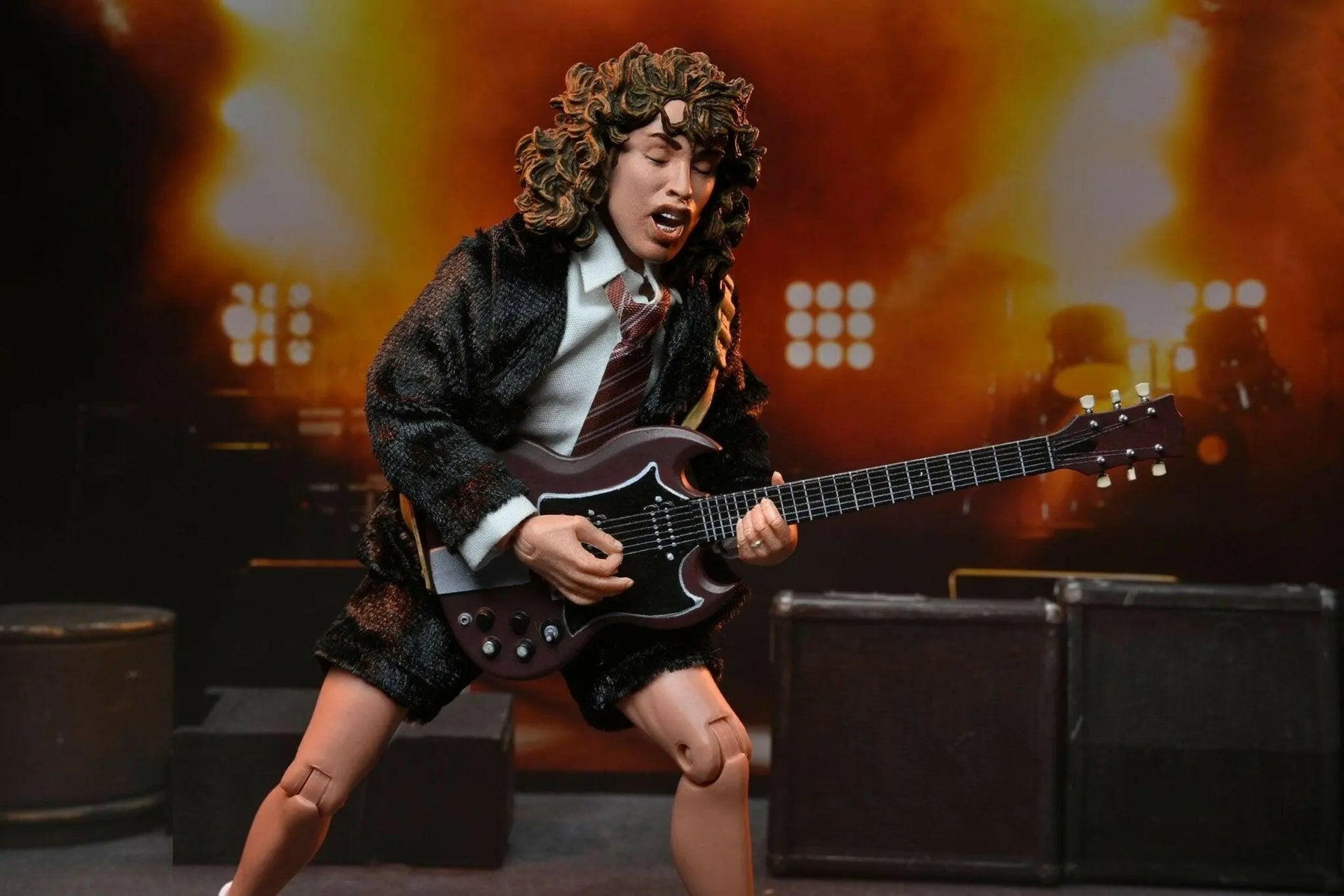 NECA AC/DC Clothed Actionfigur Angus Young (Highway to Hell) 20cm - Toy-Storage