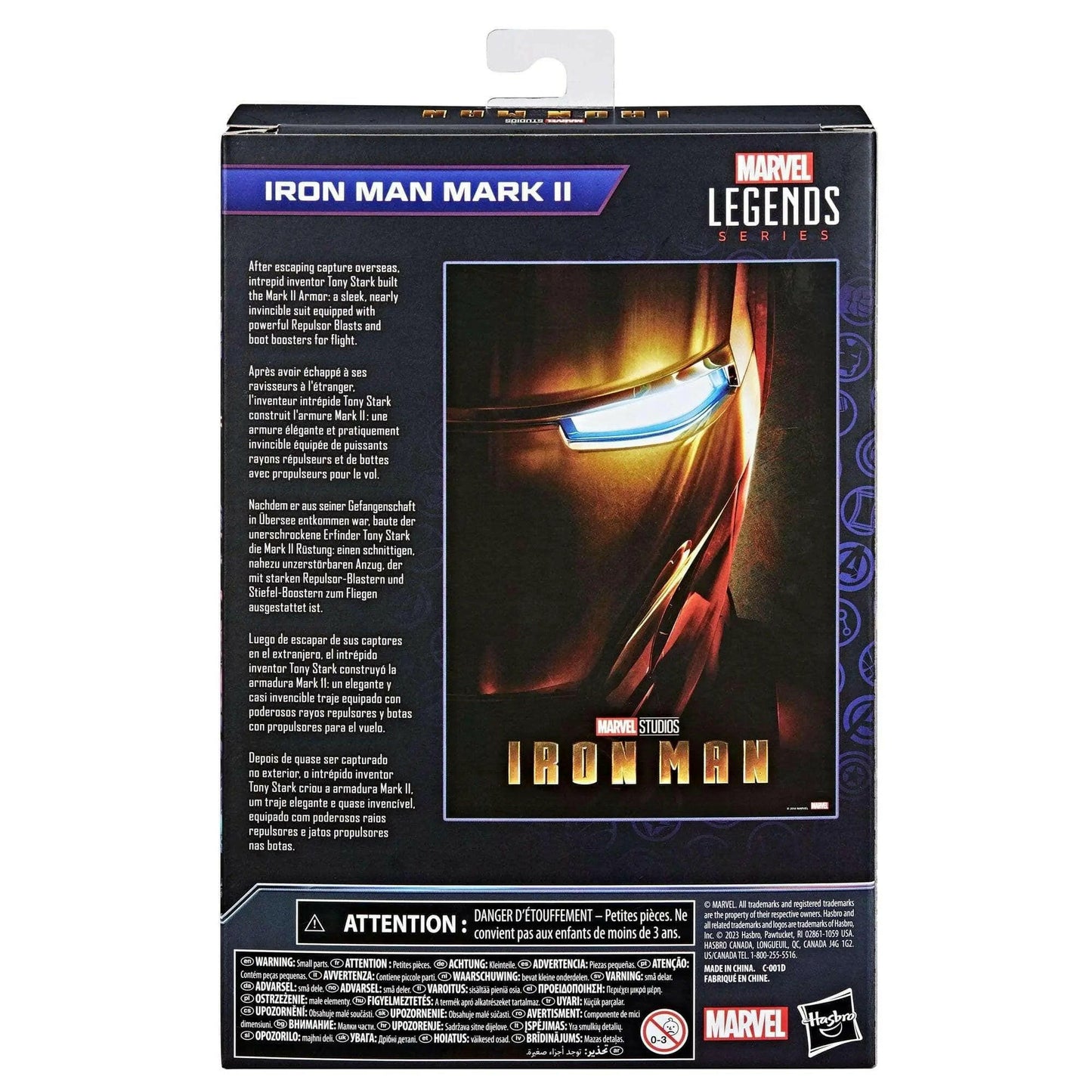 Pre-Order! Marvel Legends Infinity Saga Actionfigur Iron Man Mark II (Iron Man) 15cm - Toy-Storage