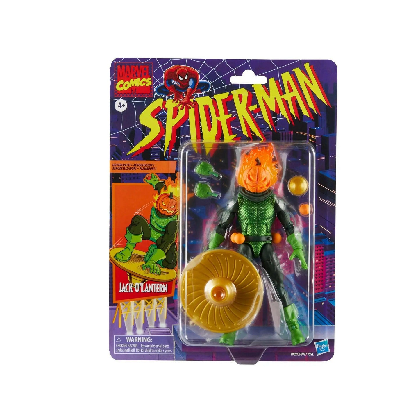 Pre-Order! Marvel Legends Retro Spider-Man Actionfigur Jack O'Lantern 15cm - Toy-Storage
