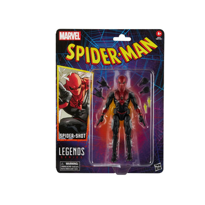 Pre-Order! Marvel Legends Retro Spider-Man Actionfigur Spider-Shot 15cm - Toy-Storage