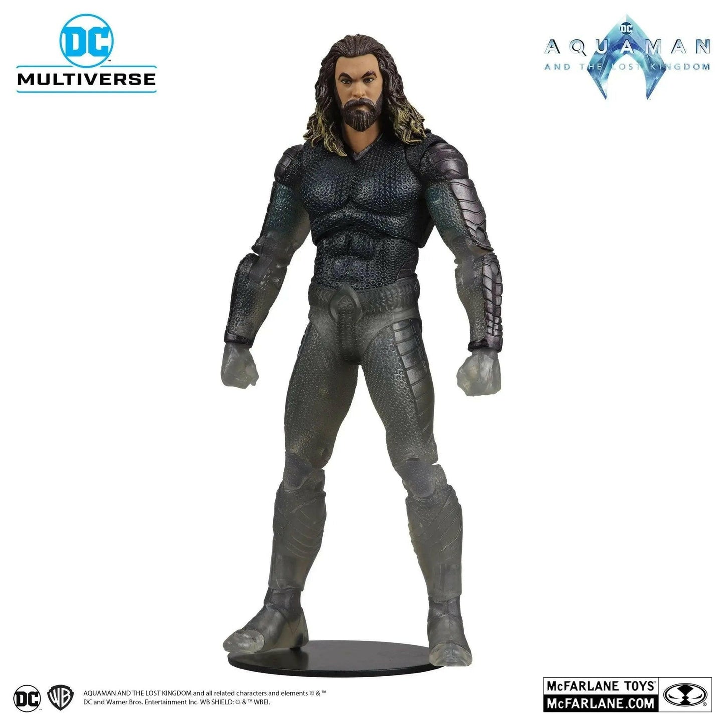 Pre-Order! McFarlane DC Multiverse Aquaman and the Lost Kingdom Actionfigur Aquaman (Stealth Suit with Topo) (Gold Label) 18cm - Toy-Storage