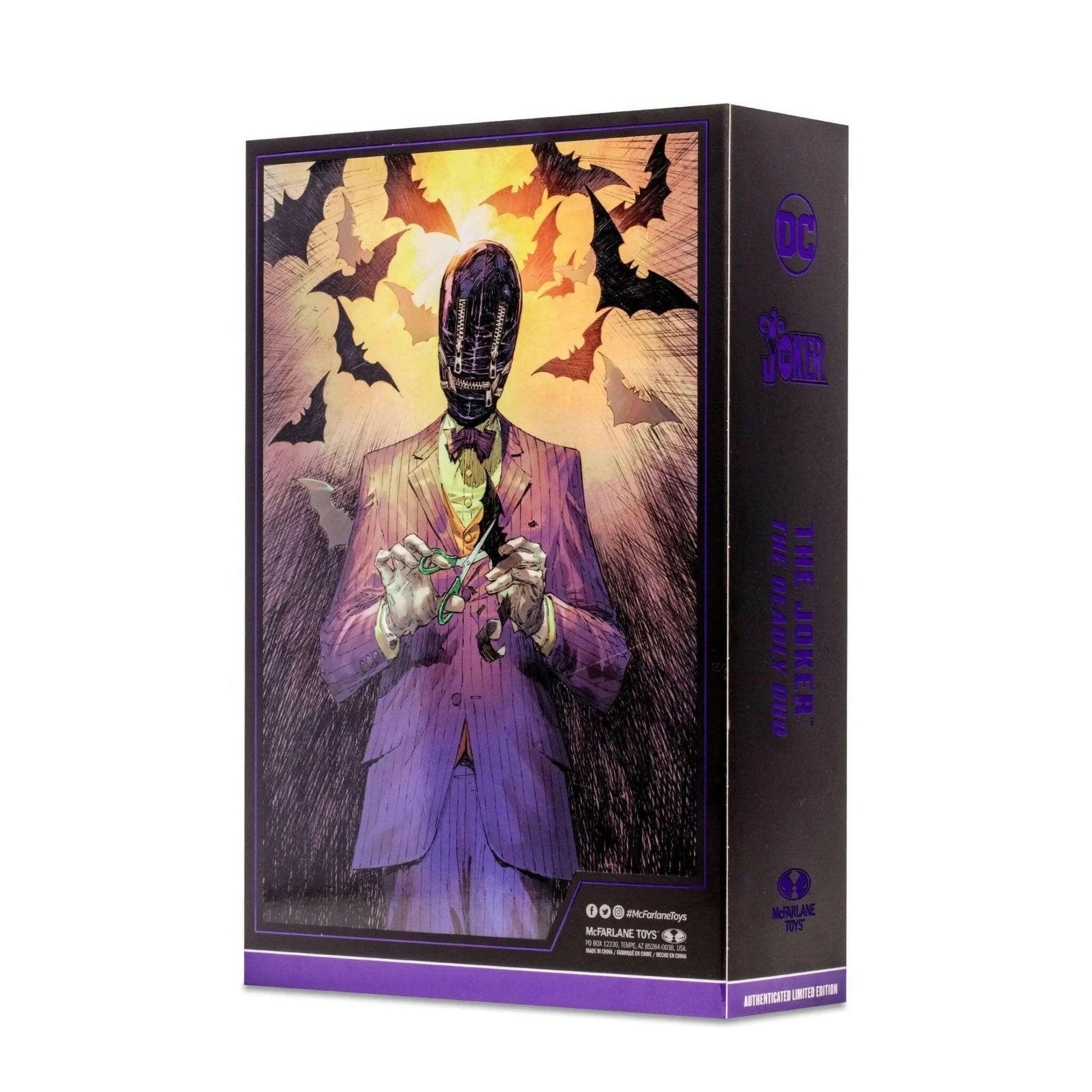 Pre-Order! McFarlane DC Multiverse Batman & The Joker: The Deadly Duo Actionfigur The Joker (Gold Label) 18cm - Toy-Storage