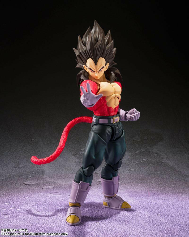 Pre-Order! S.H. Figuarts Dragon Ball GT Actionfigur Super Saiyan 4 Vegeta 13cm - Toy-Storage