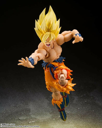 Pre-Order! S.H. Figuarts Dragon Ball Z Actionfigur Super Saiyan Son Goku Legendary Super Saiyan 14cm - Toy-Storage