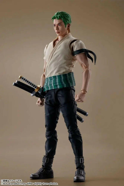 Pre-Order! S.H. Figuarts One Piece Actionfigur Roronoa Zoro (Netflix) 14cm - Toy-Storage