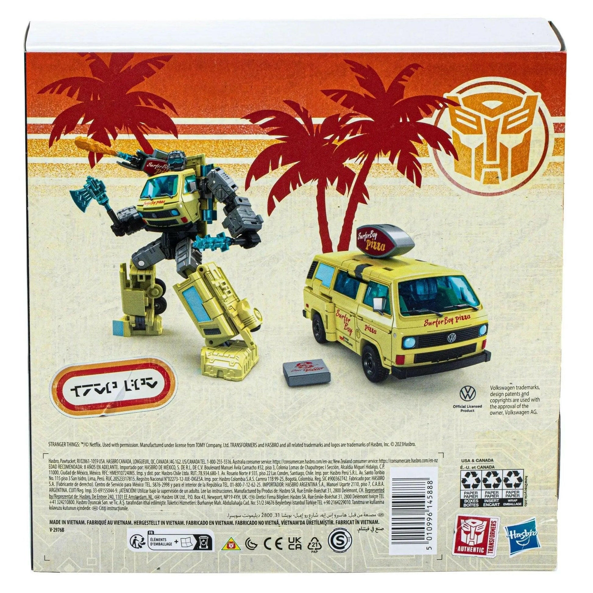 Pre-Order! Stranger Things x Transformers Actionfigur Code Red Pizza Van - Toy-Storage