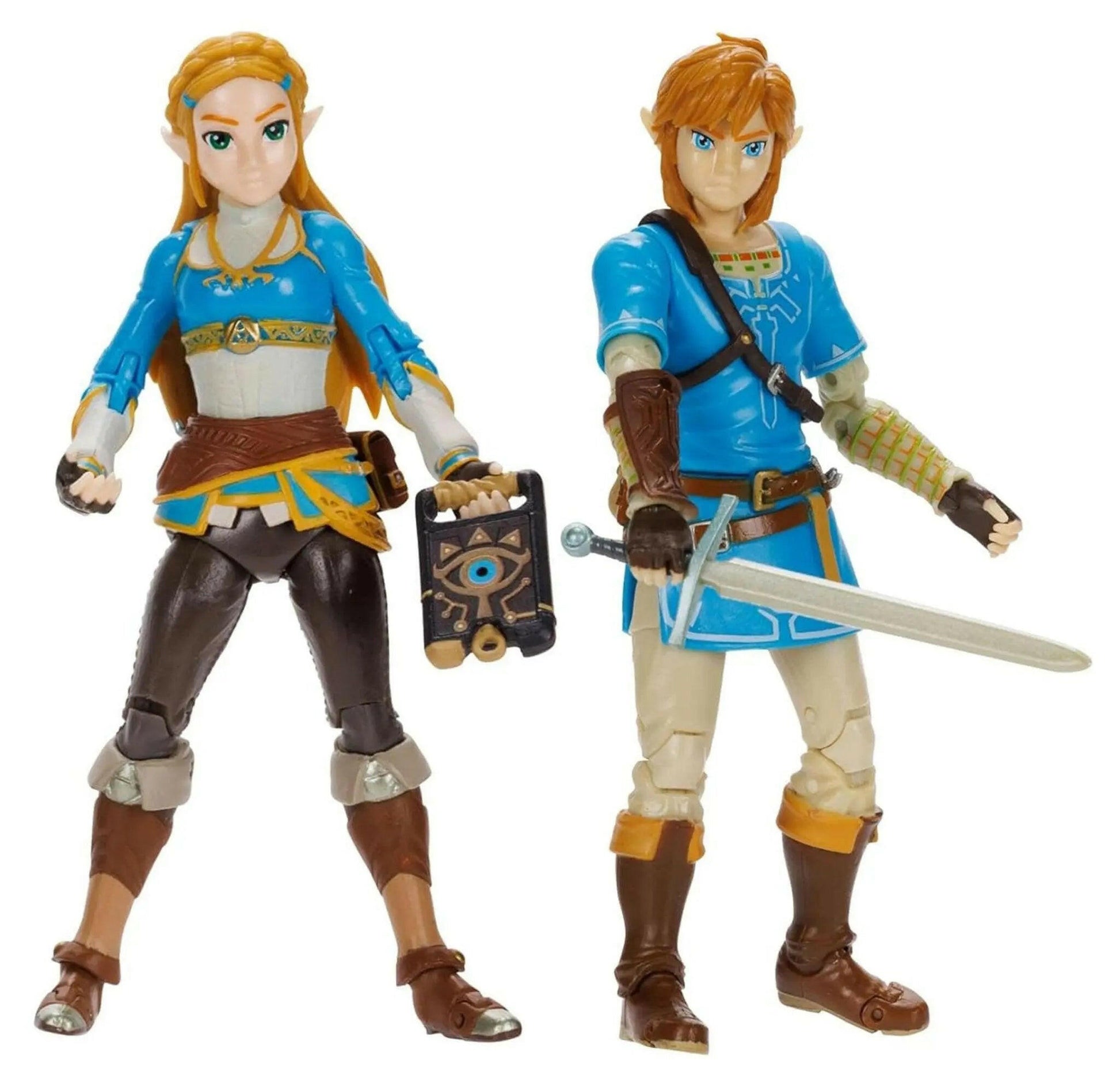 Pre-Order! The Legend of Zelda Actionfiguren 2er-Pack Prinzessin Zelda & Link 10cm - Toy-Storage