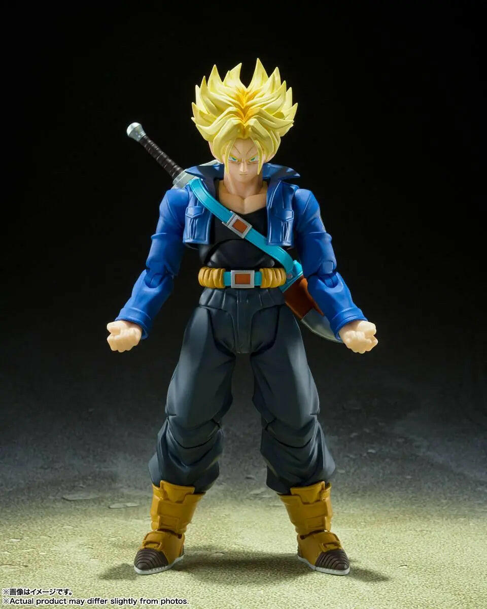 S.H. Figuarts Dragon Ball Z Actionfigur Super Saiyan Trunks (The Boy From The Future) 14cm - Toy-Storage