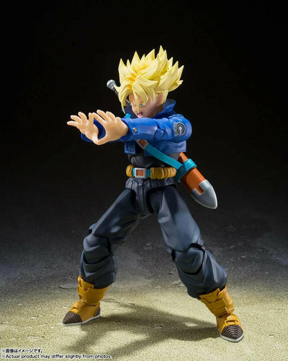 S.H. Figuarts Dragon Ball Z Actionfigur Super Saiyan Trunks (The Boy From The Future) 14cm - Toy-Storage