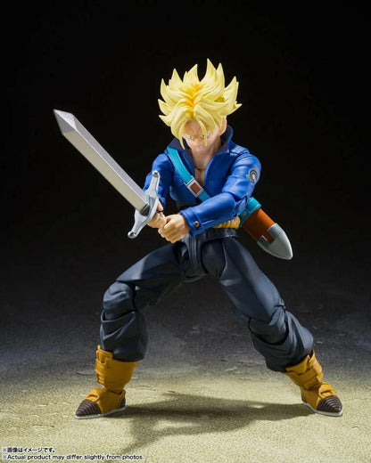 S.H. Figuarts Dragon Ball Z Actionfigur Super Saiyan Trunks (The Boy From The Future) 14cm - Toy-Storage