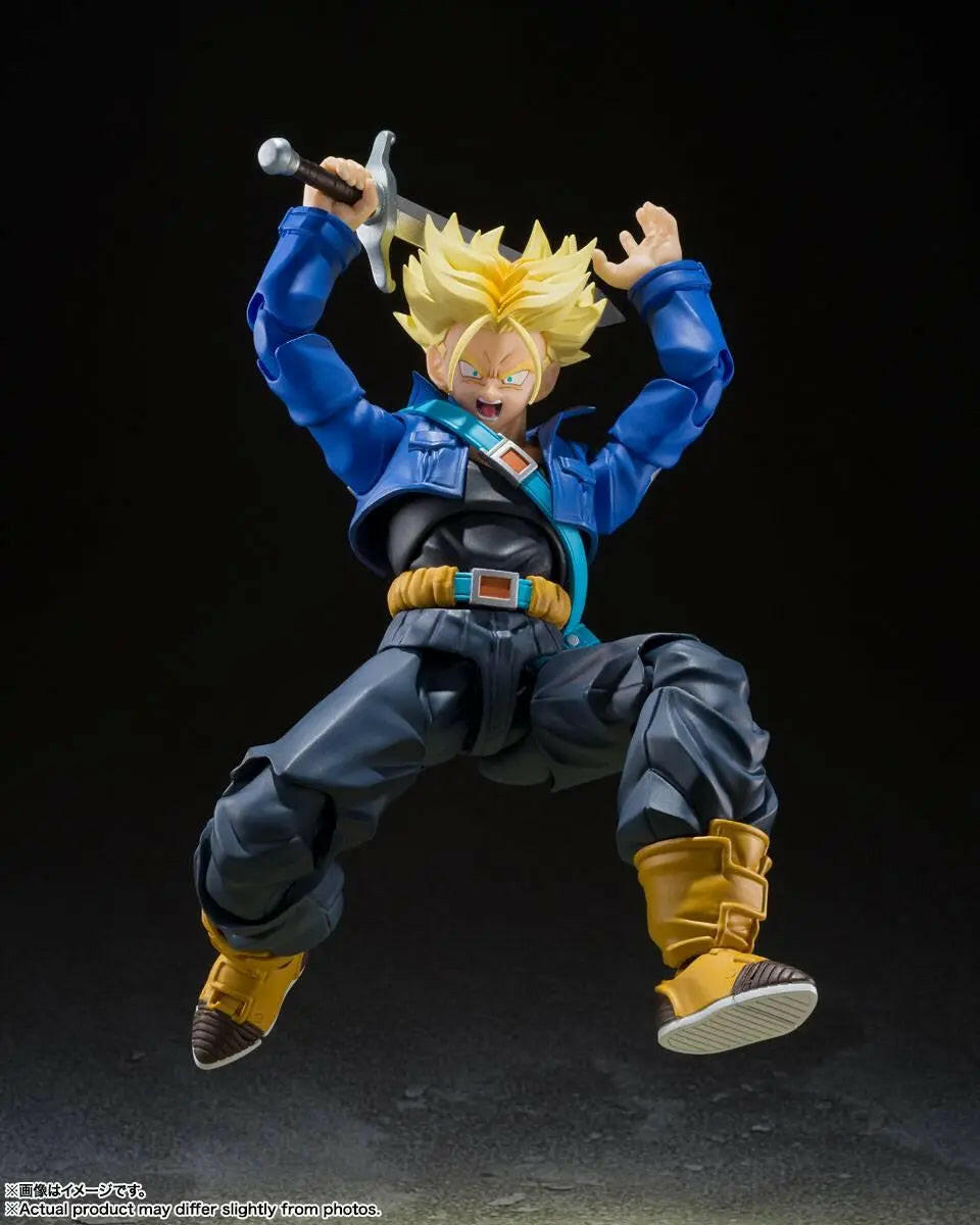 S.H. Figuarts Dragon Ball Z Actionfigur Super Saiyan Trunks (The Boy From The Future) 14cm - Toy-Storage