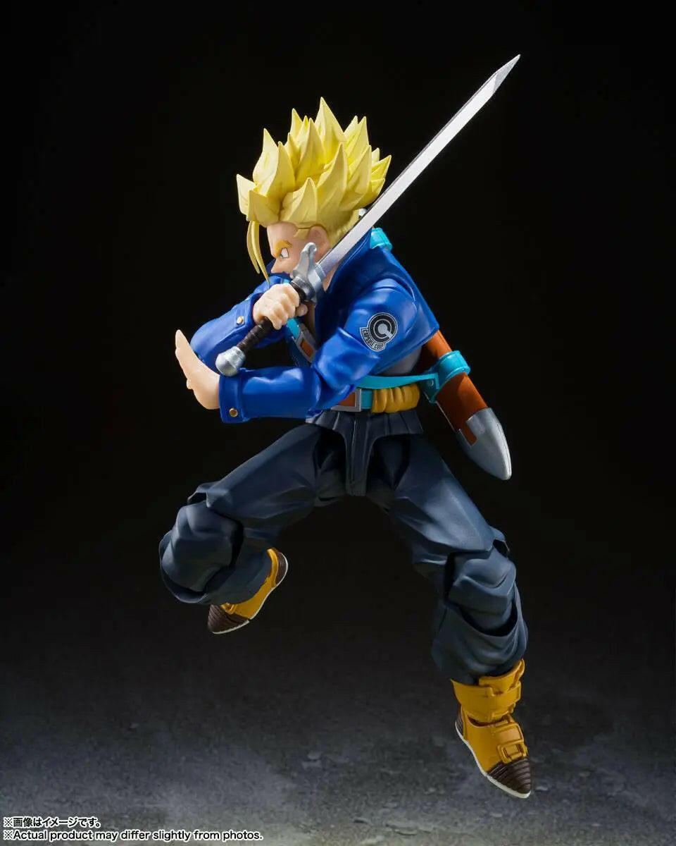 S.H. Figuarts Dragon Ball Z Actionfigur Super Saiyan Trunks (The Boy From The Future) 14cm - Toy-Storage