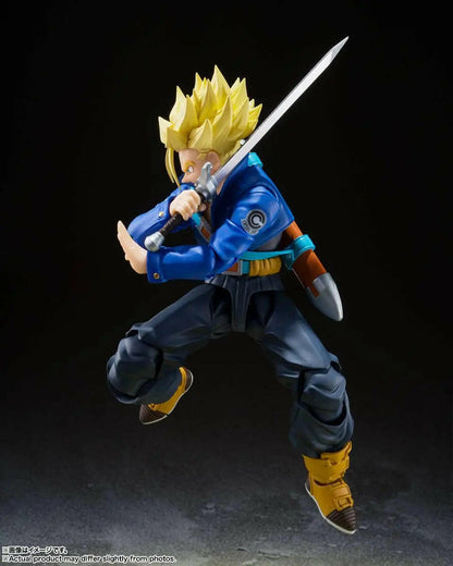 S.H. Figuarts Dragon Ball Z Actionfigur Super Saiyan Trunks (The Boy From The Future) 14cm - Toy-Storage