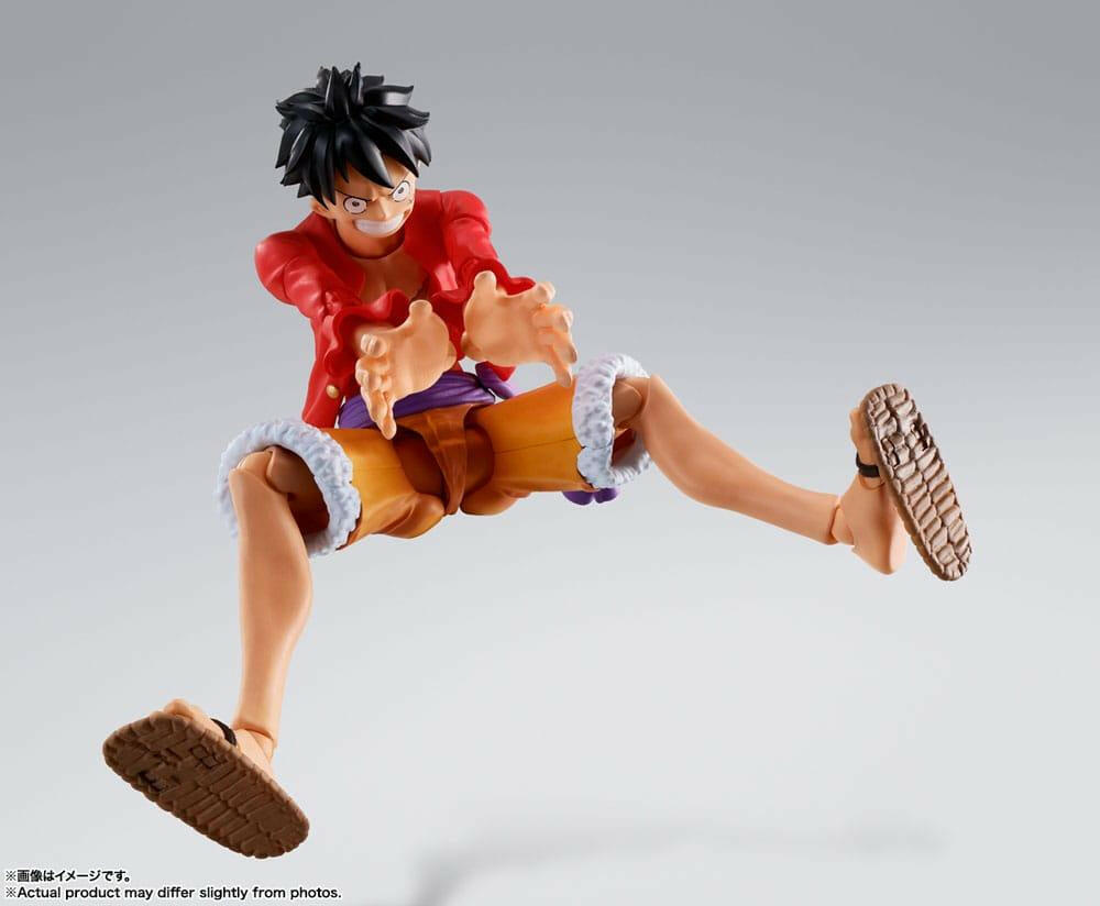 S.H. Figuarts One Piece Actionfigur Monkey D. Ruffy (The Raid on Onigashima) 14cm - Toy-Storage