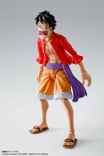 S.H. Figuarts One Piece Actionfigur Monkey D. Ruffy (The Raid on Onigashima) 14cm - Toy-Storage