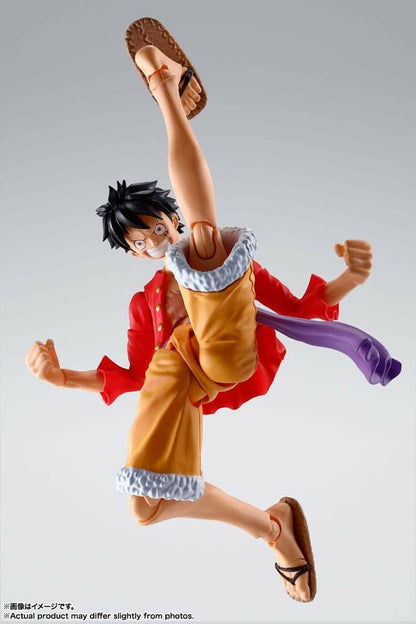 S.H. Figuarts One Piece Actionfigur Monkey D. Ruffy (The Raid on Onigashima) 14cm - Toy-Storage