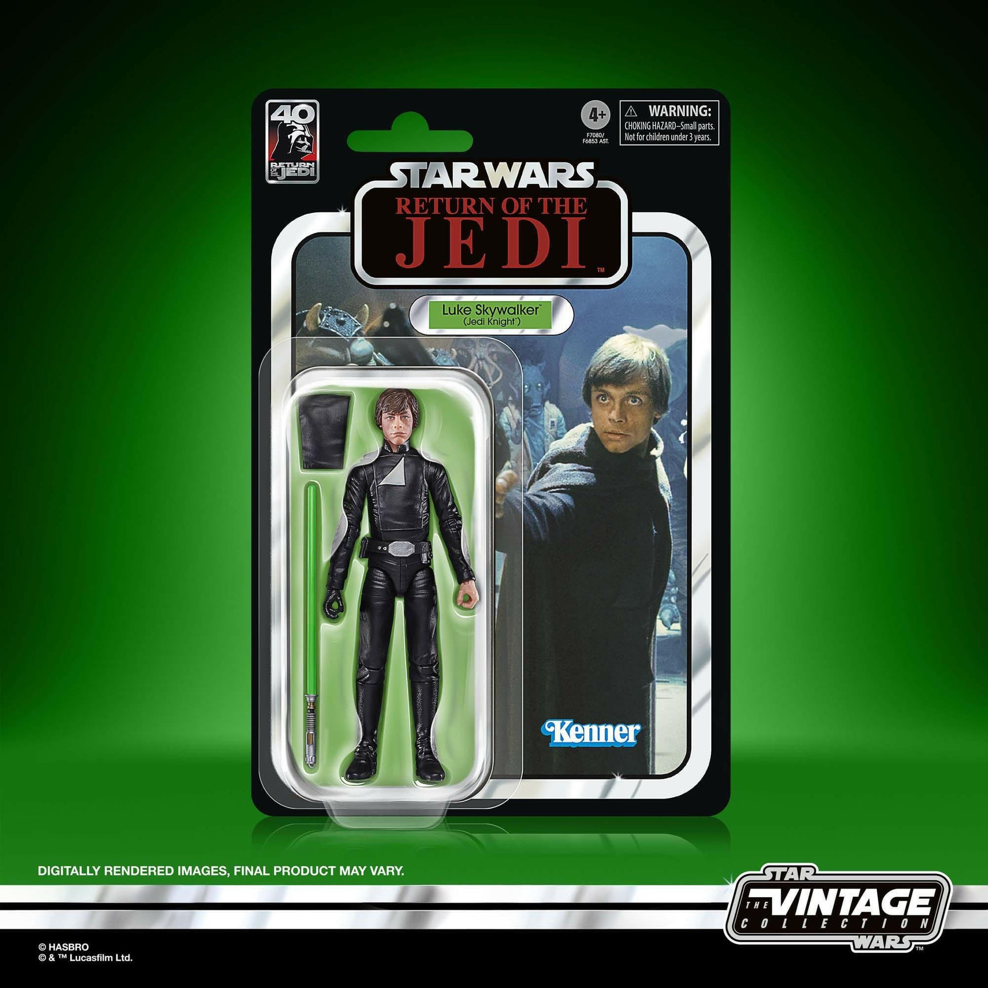 Star Wars Black Episode VI 40th Anniversary Actionfigur Luke Skywalker 15cm - Toy-Storage