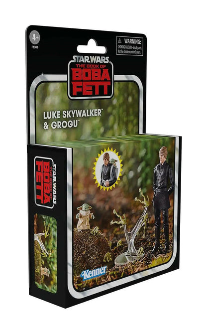 Star Wars Vintage Collection The Book of Boba Fett Luke Skywalker & Grogu 10cm - Toy-Storage