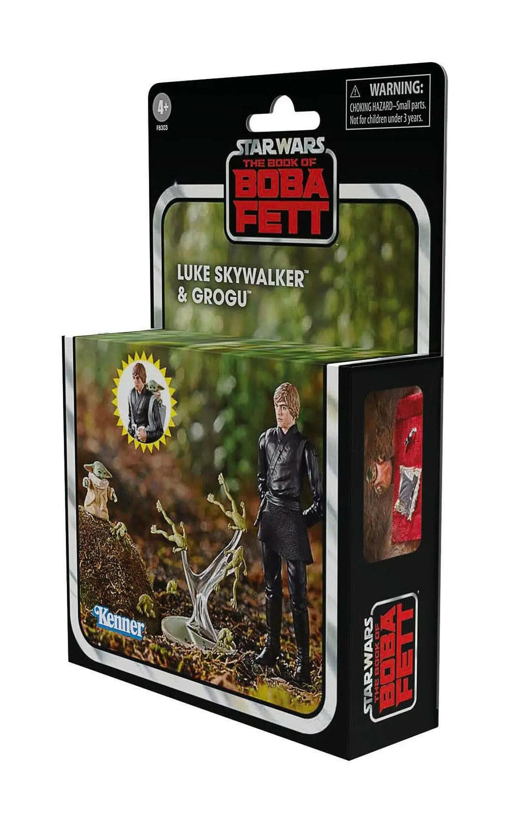 Star Wars Vintage Collection The Book of Boba Fett Luke Skywalker & Grogu 10cm - Toy-Storage