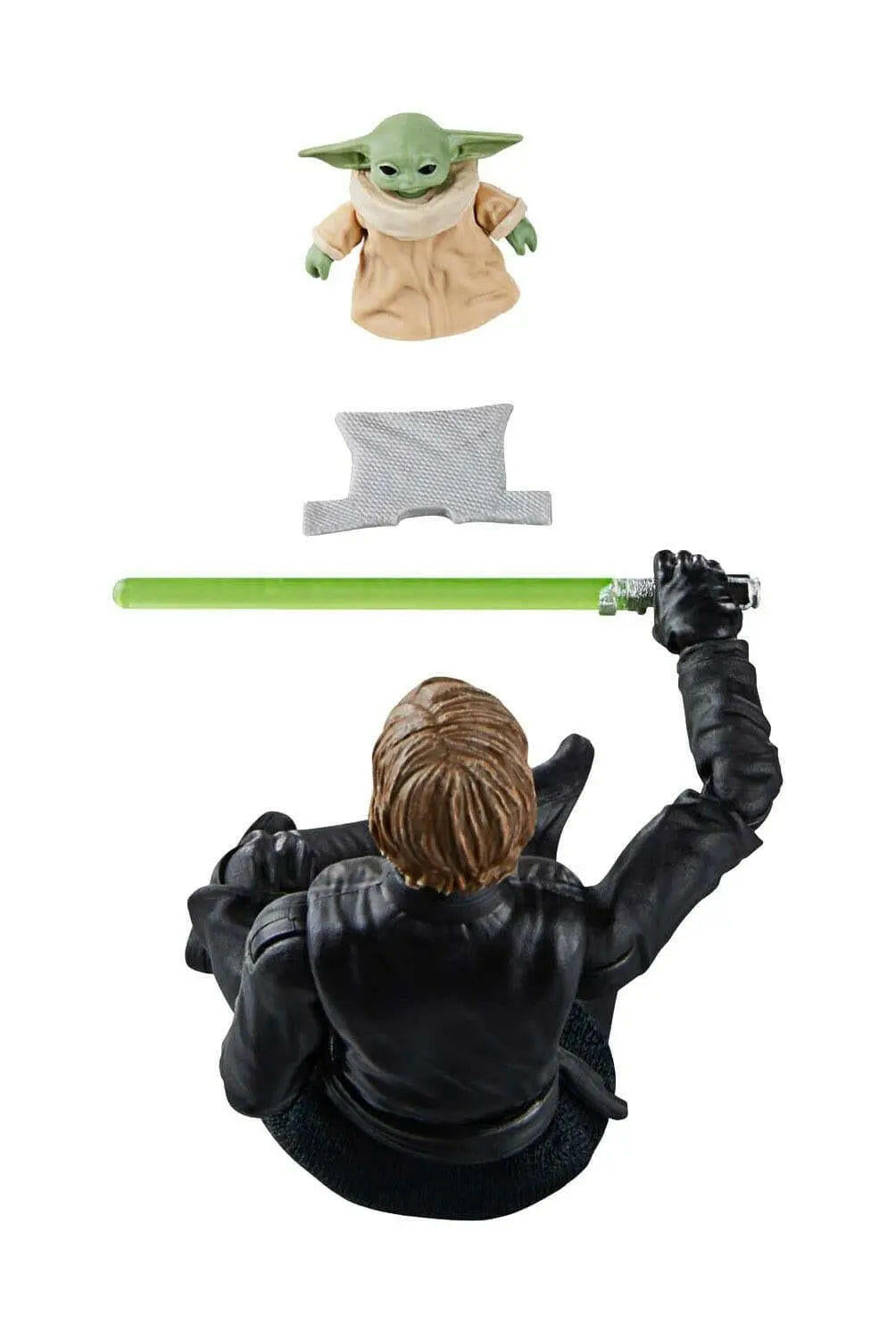 Star Wars Vintage Collection The Book of Boba Fett Luke Skywalker & Grogu 10cm - Toy-Storage