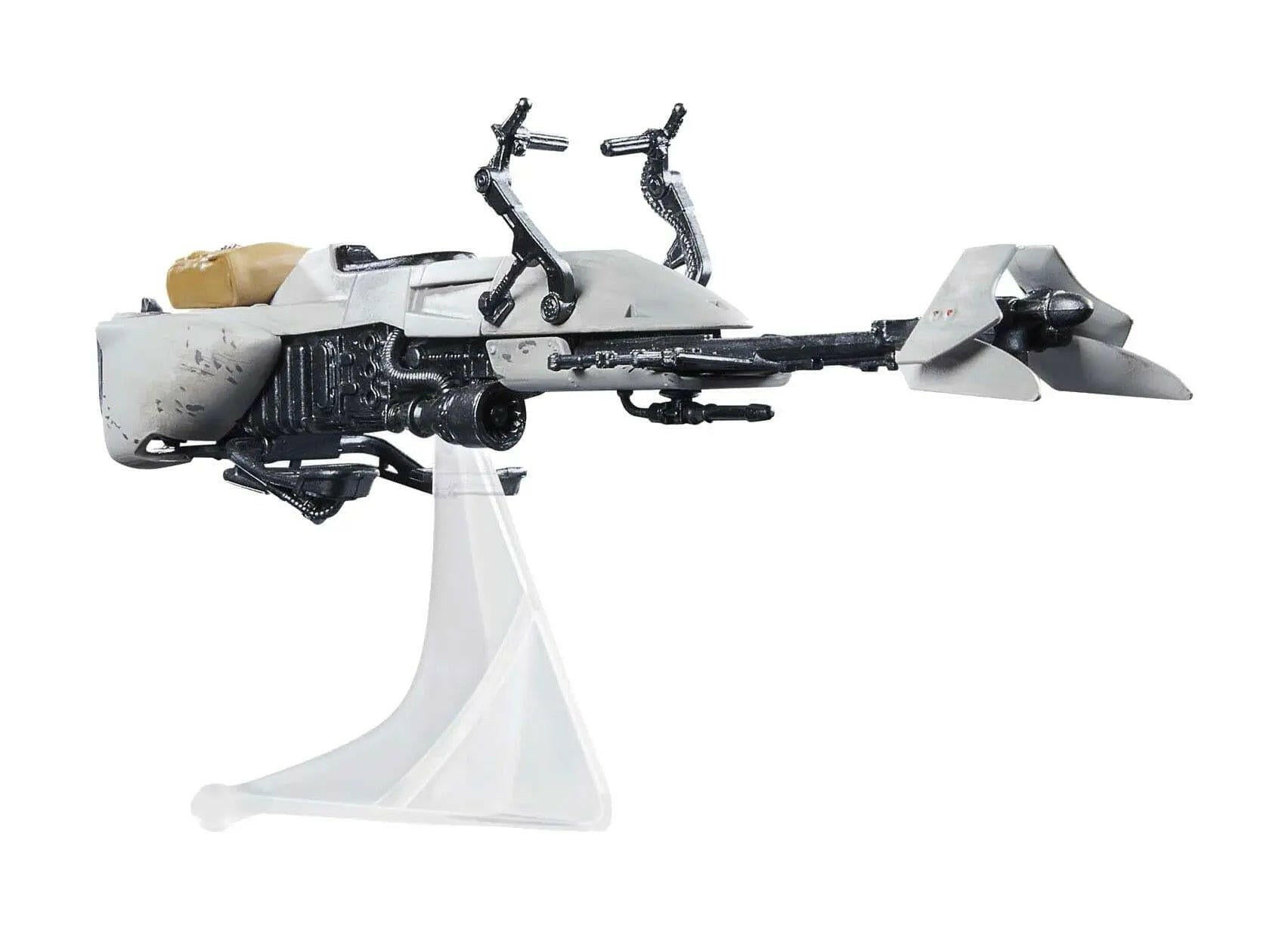 Star Wars Vintage Collection The Mandalorian Fahrzeug Speeder Bike with Scout Trooper & Grogu - Toy-Storage